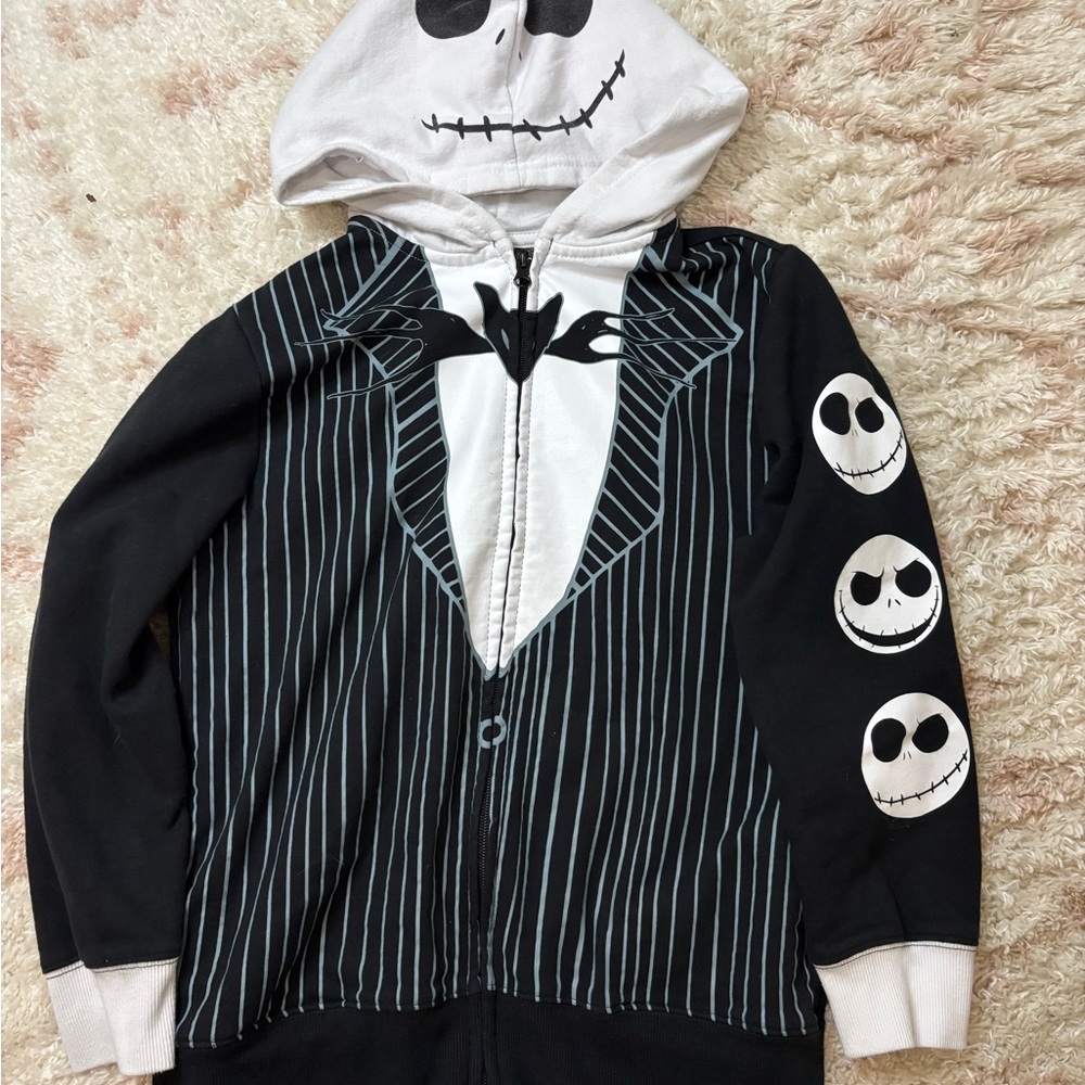 Disney Black and White Nightmare Before Christmas Hoodie